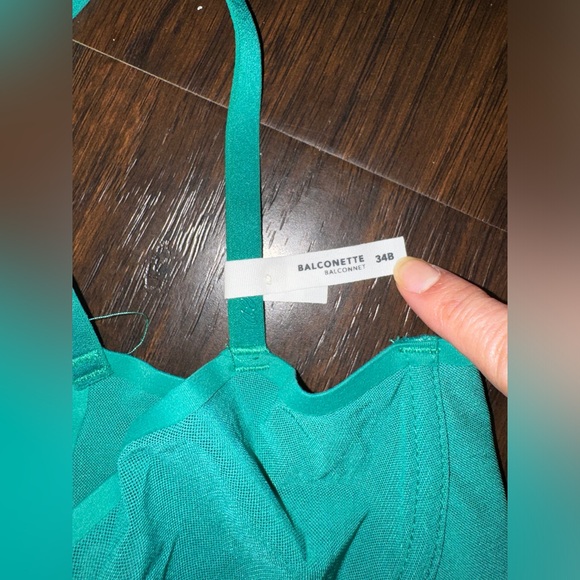 💚 NWT! Aerie Smoothez Mesh Unlined Balconette Bra - Picture 4 of 8